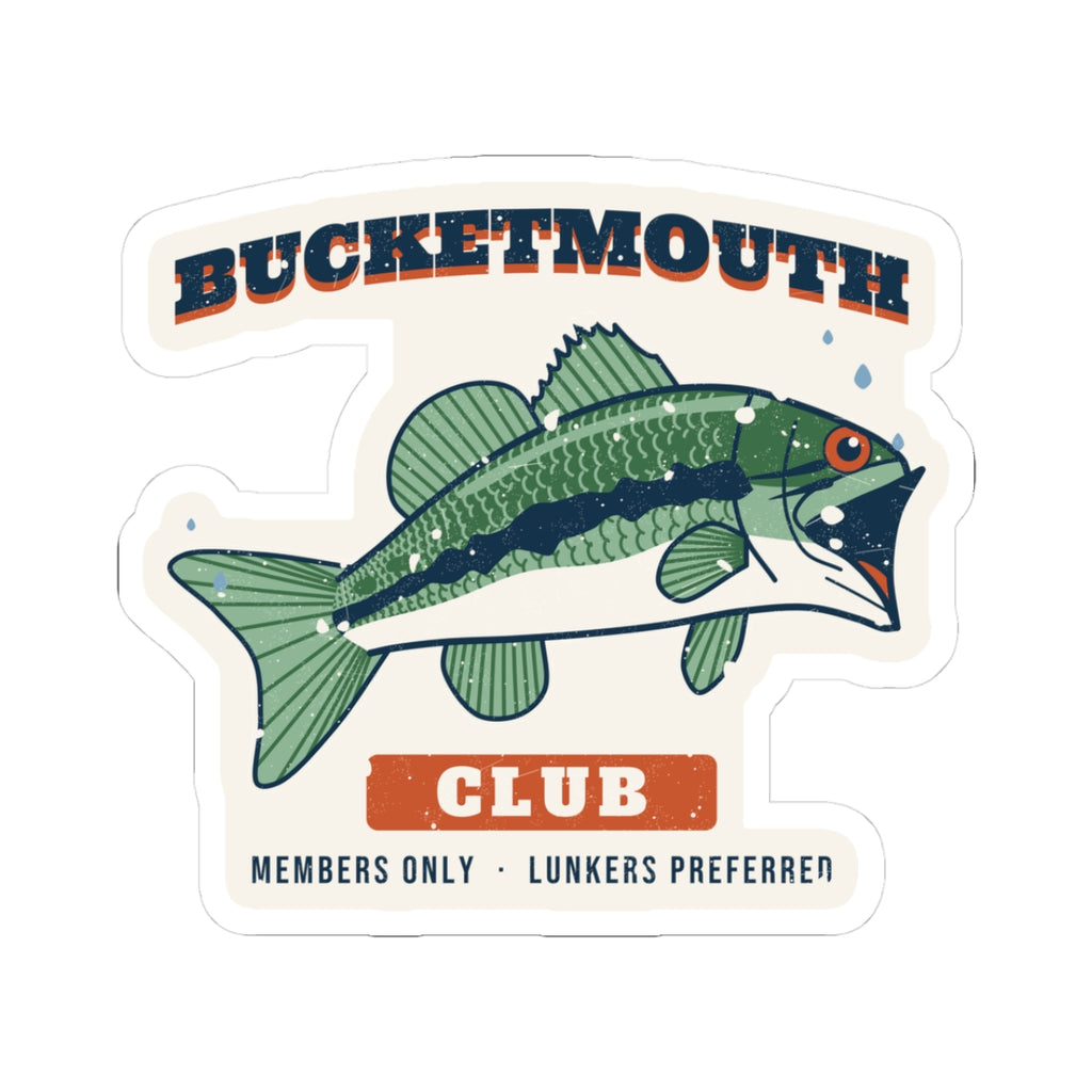 Bucketmouth Club Largemouth Bass Sticker