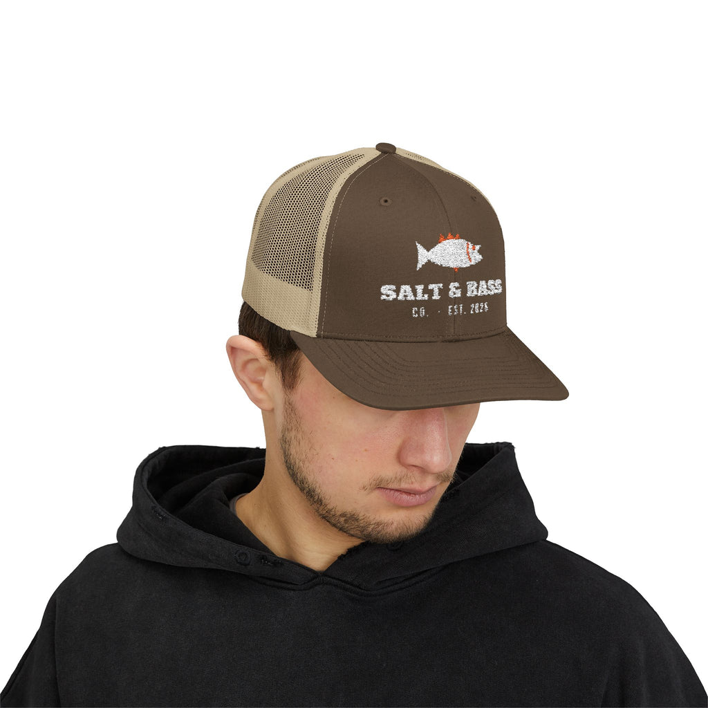 Salt & Bass Co. Embroidered Trucker Hat