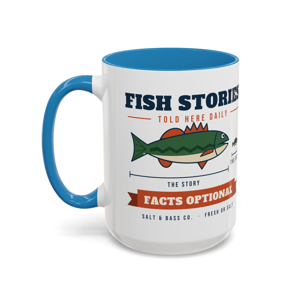 Fish Stories, Facts Optional Mug
