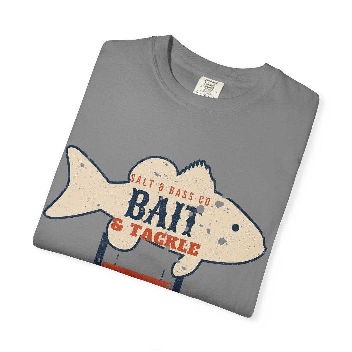 Salt & Bass Co. Bait & Tackle Vintage Sign Tee