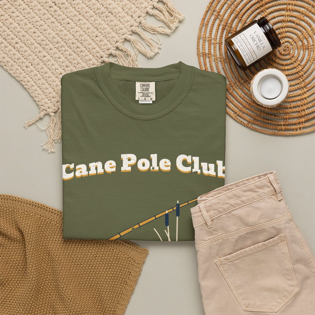 Cane Pole Club Since Forever Nostalgic Fishing Tee