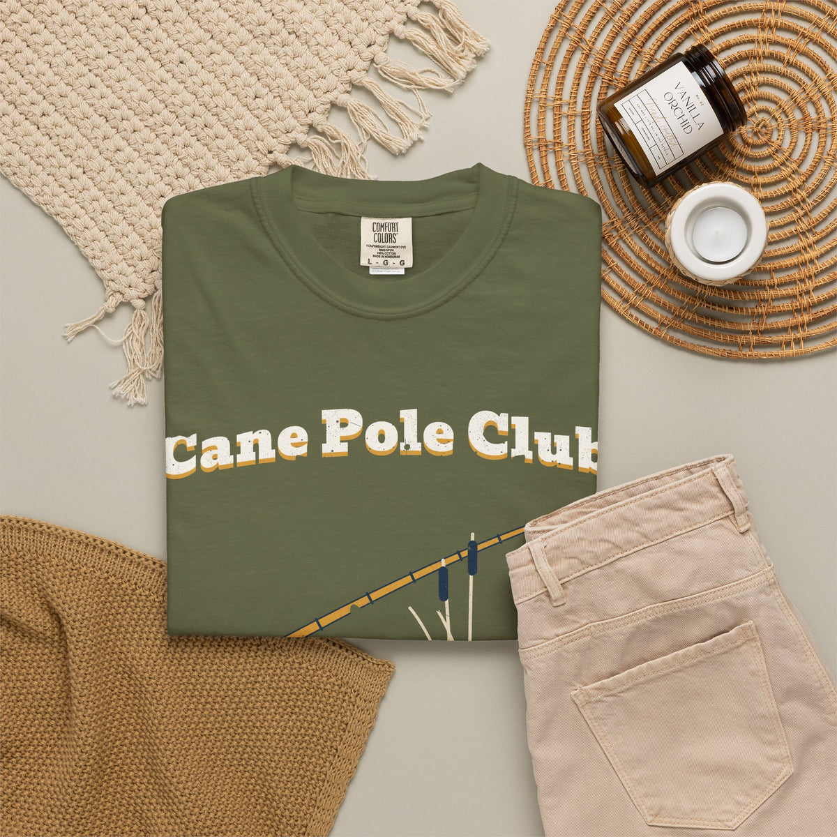 Cane Pole Club Since Forever Nostalgic Fishing Tee