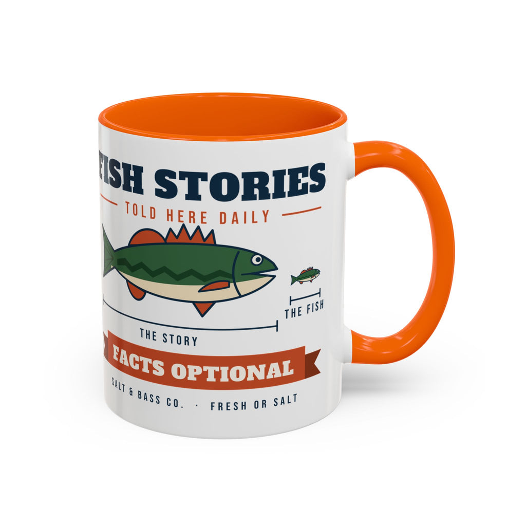 Fish Stories, Facts Optional Mug