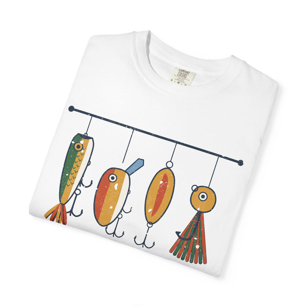 Talk Tackle to Me Retro Fishing Lures Tee