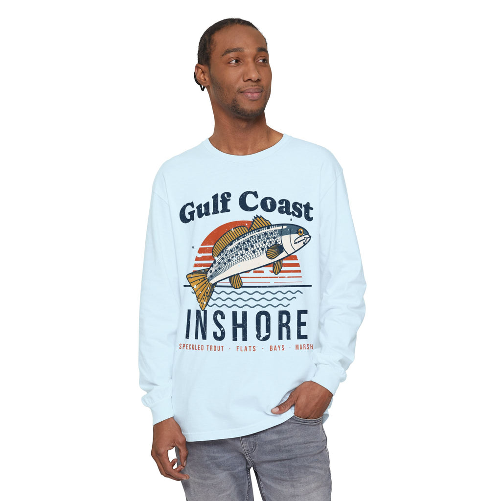 Gulf Coast Speckled Trout Long Sleeve Fishing Shirt