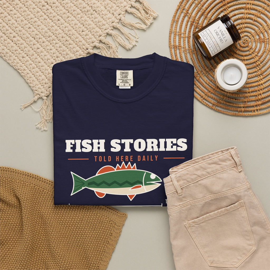 Fish Stories, Facts Optional Tee