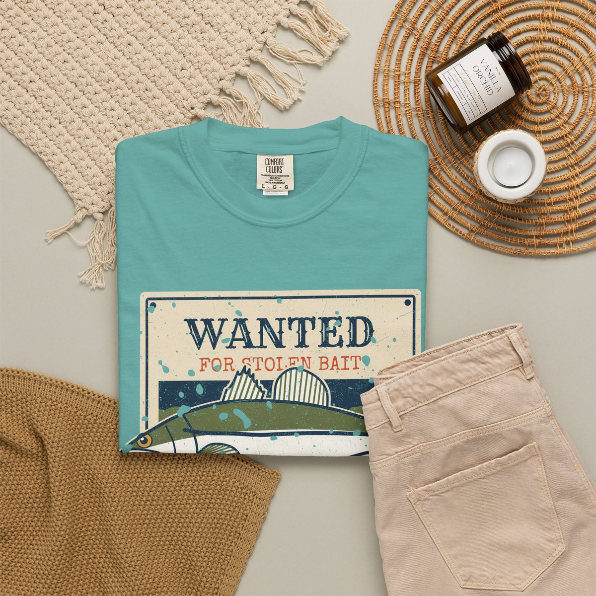 Mangrove Bandit Snook Wanted Poster Tee