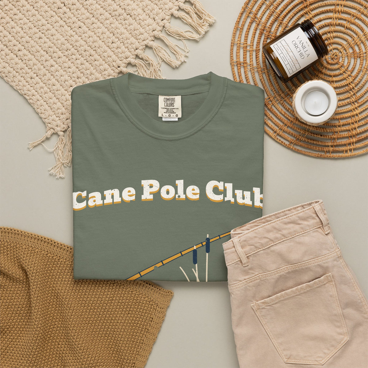 Cane Pole Club Since Forever Nostalgic Fishing Tee