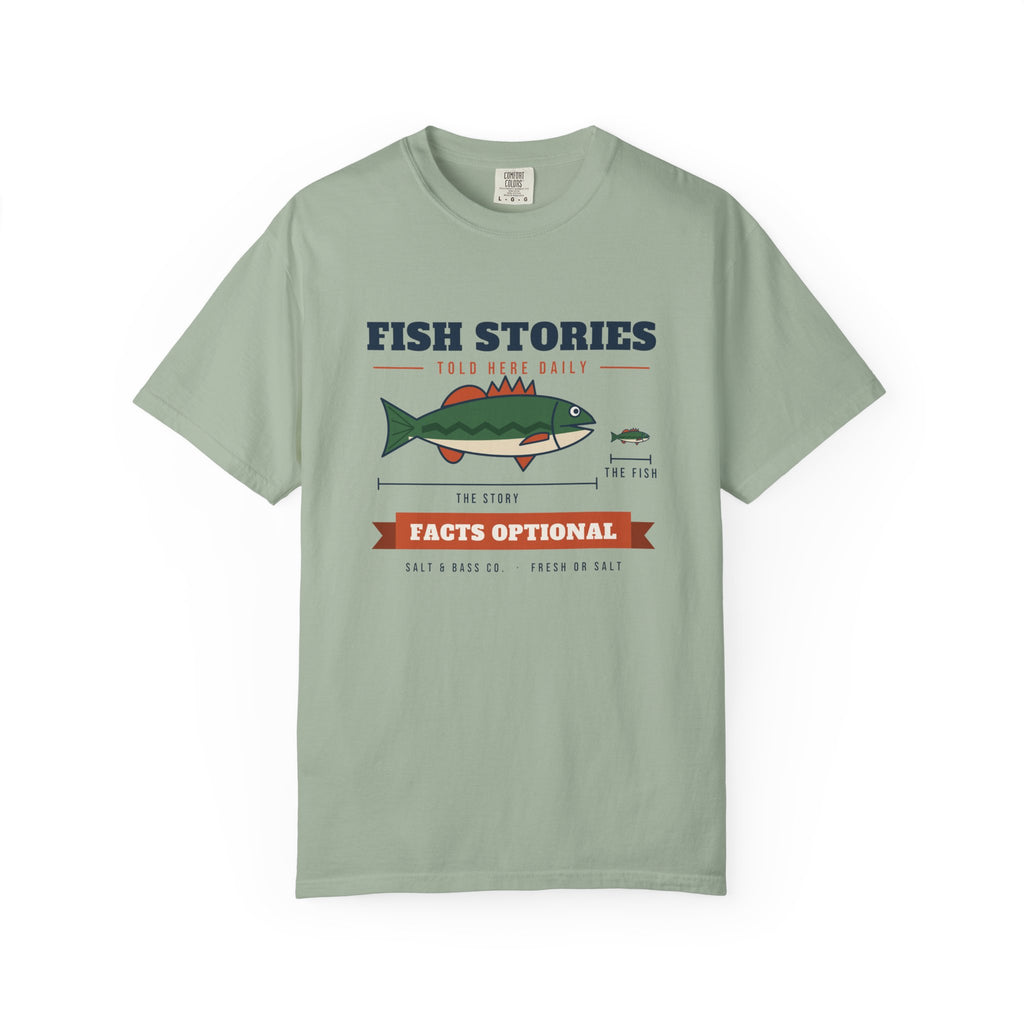 Fish Stories, Facts Optional Tee