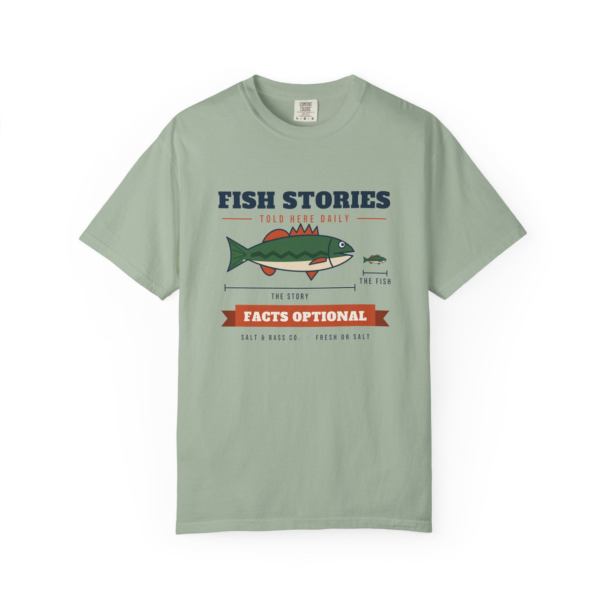 Fish Stories, Facts Optional Tee