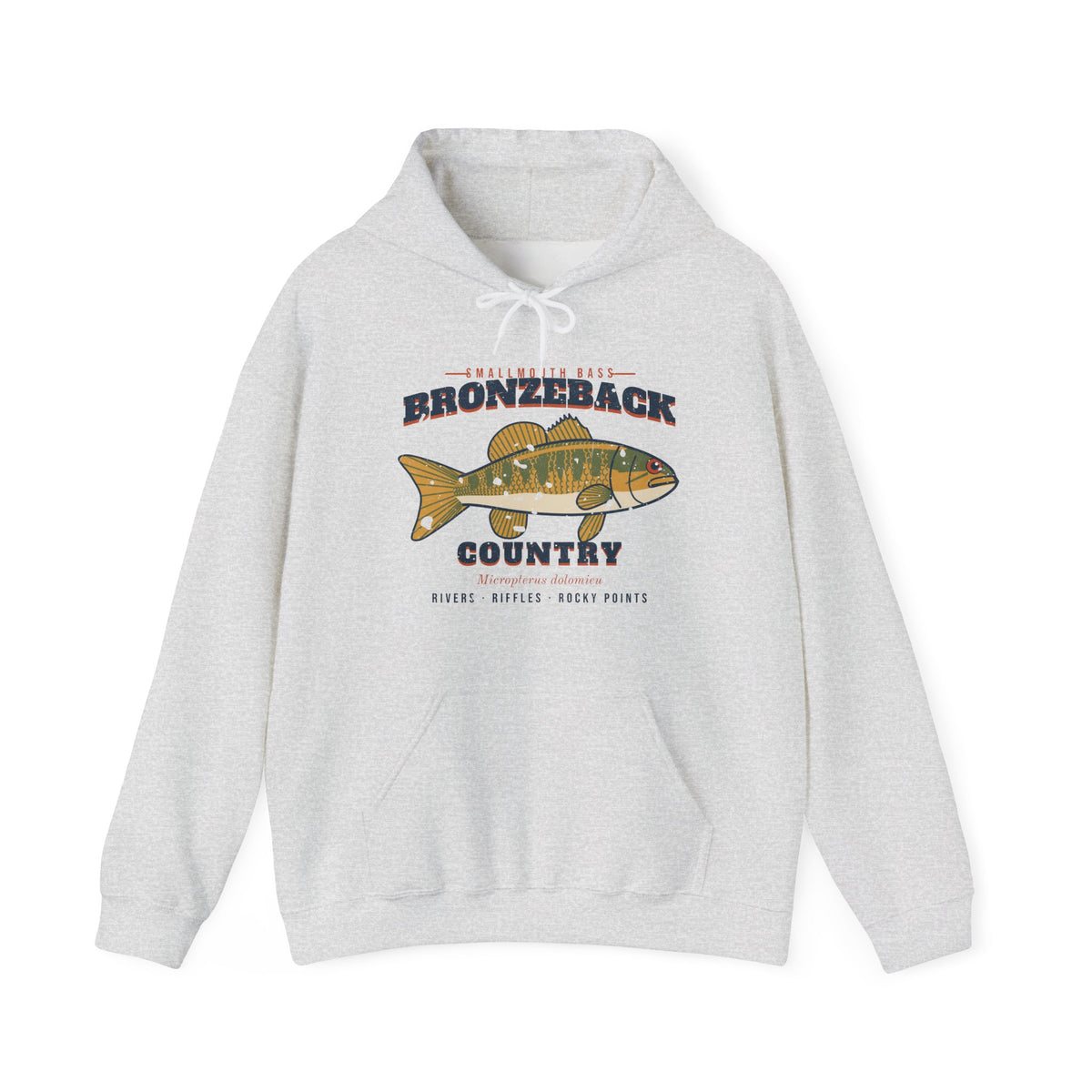 Bronzeback Country Smallmouth Bass Hoodie