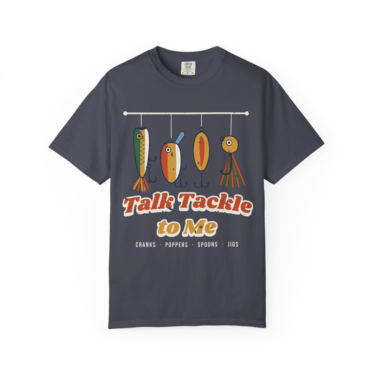 Talk Tackle to Me Retro Fishing Lures Tee