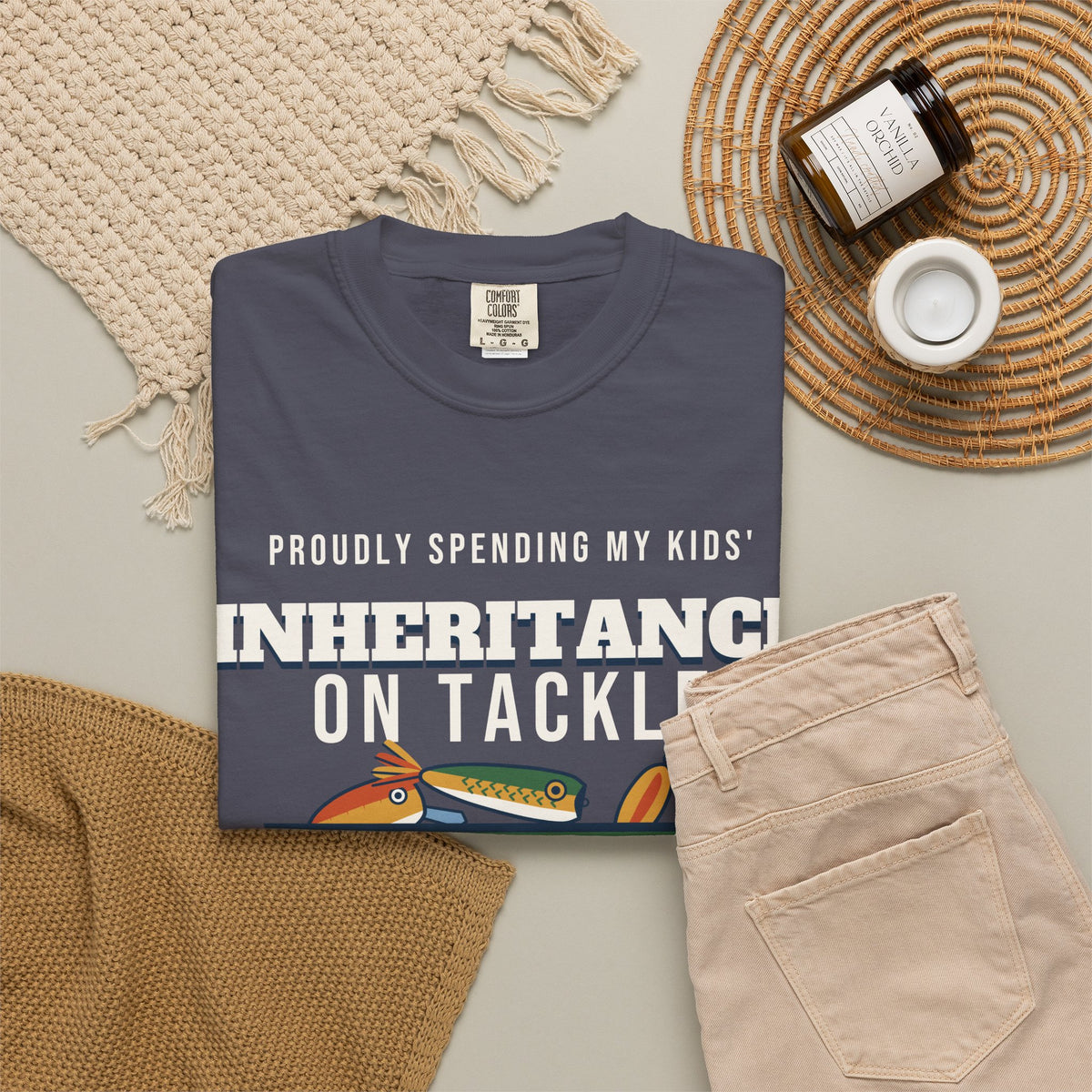 Spending My Kids' Inheritance on Tackle Funny Retirement Tee