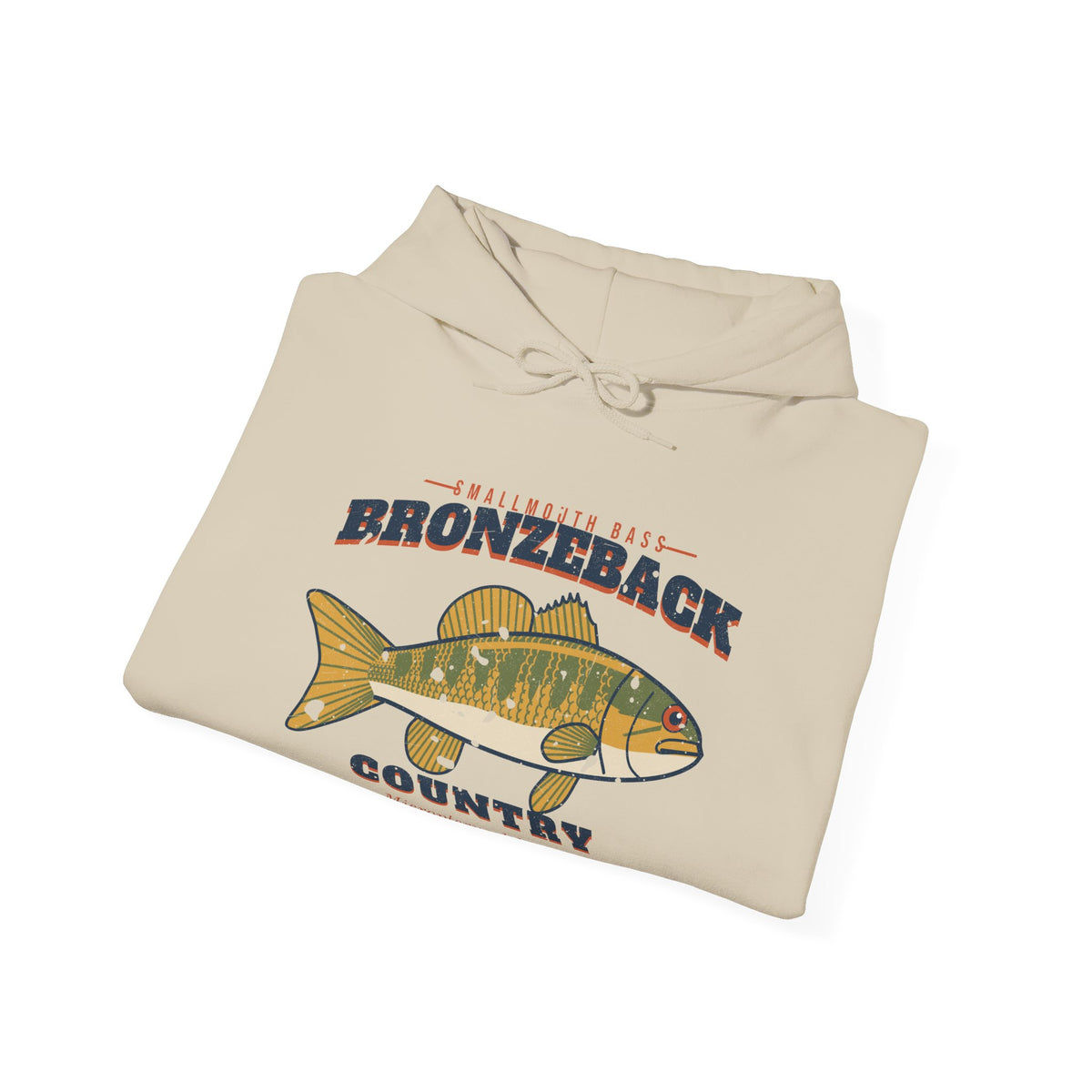 Bronzeback Country Smallmouth Bass Hoodie