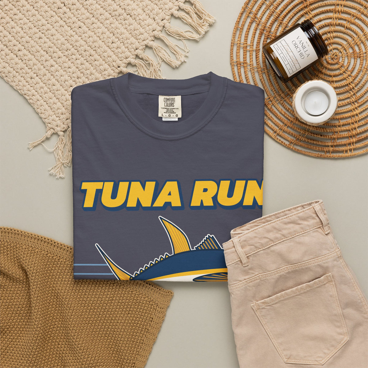 Tuna Run Offshore Crew Yellowfin Tee
