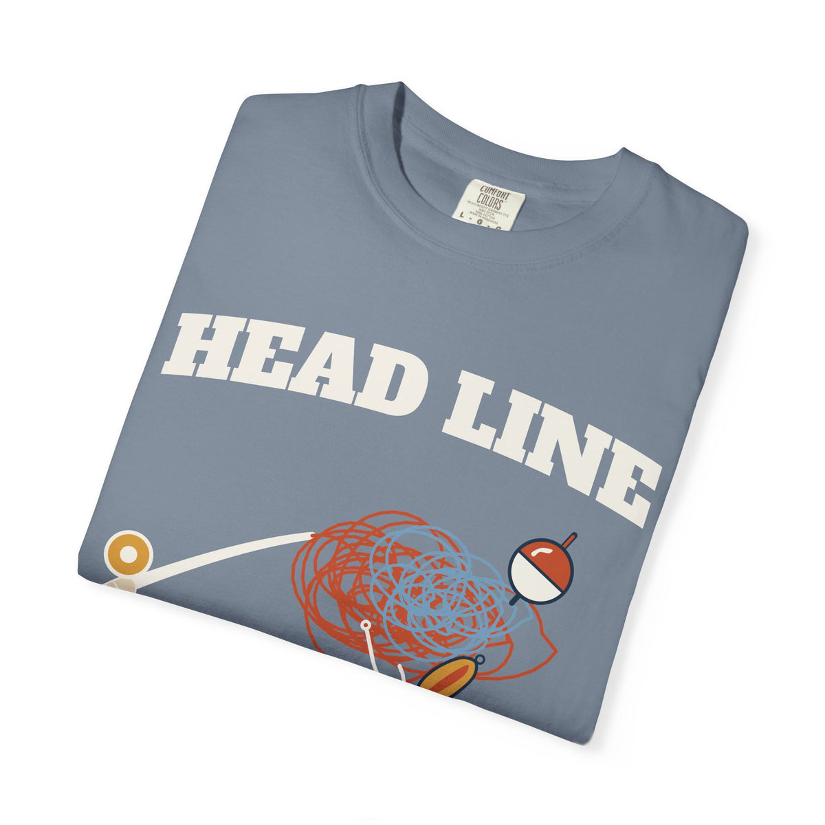 Head Line Untangler Fishing Dad Tee