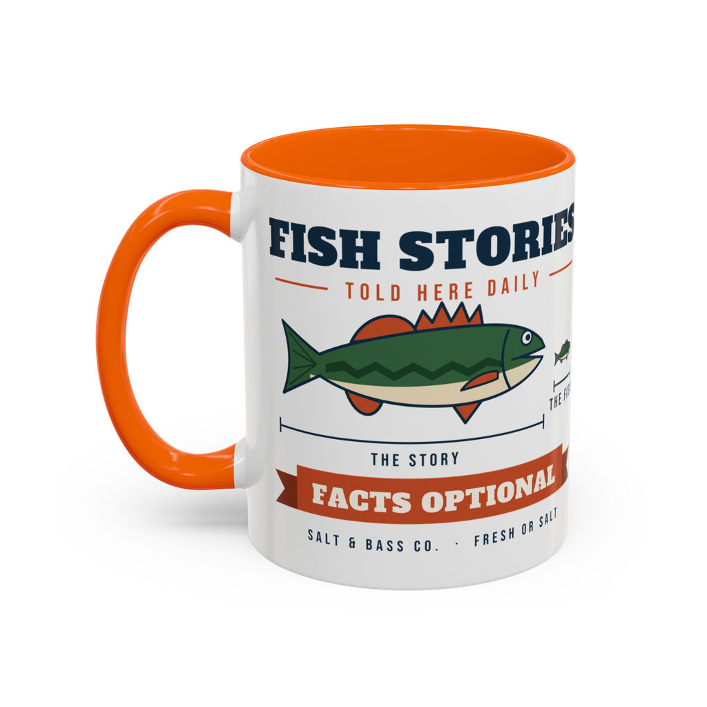 Fish Stories, Facts Optional Mug