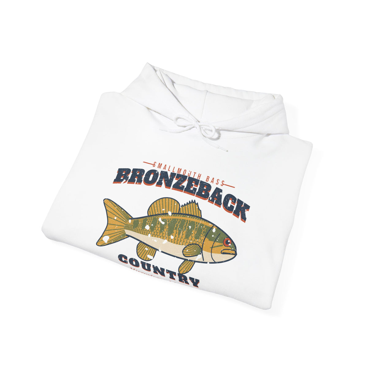 Bronzeback Country Smallmouth Bass Hoodie