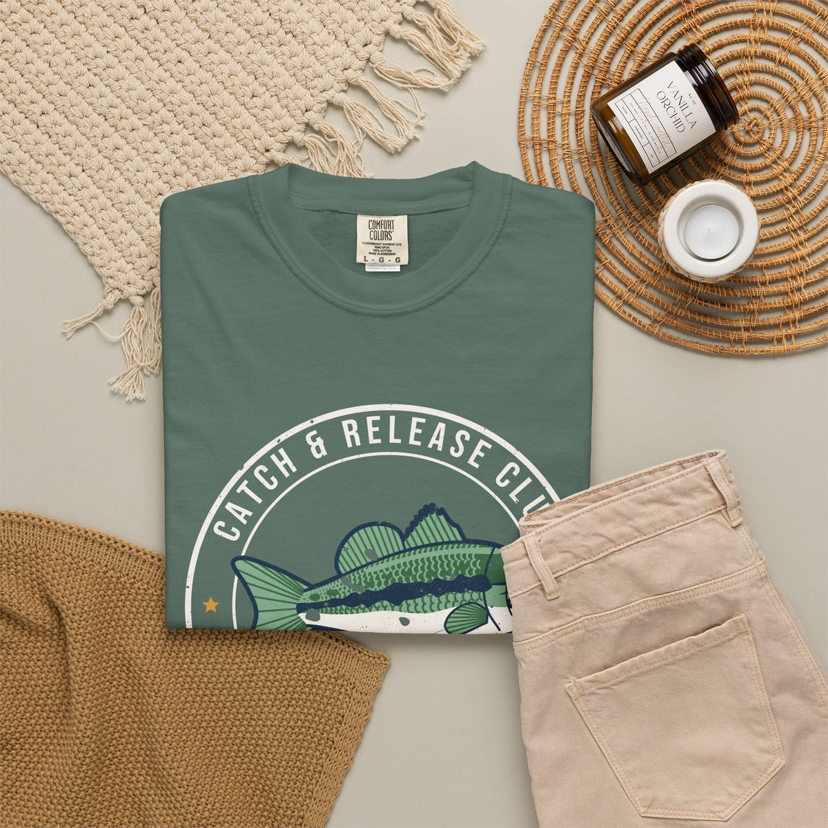 Catch & Release Club Let 'Em Grow Bass Tee