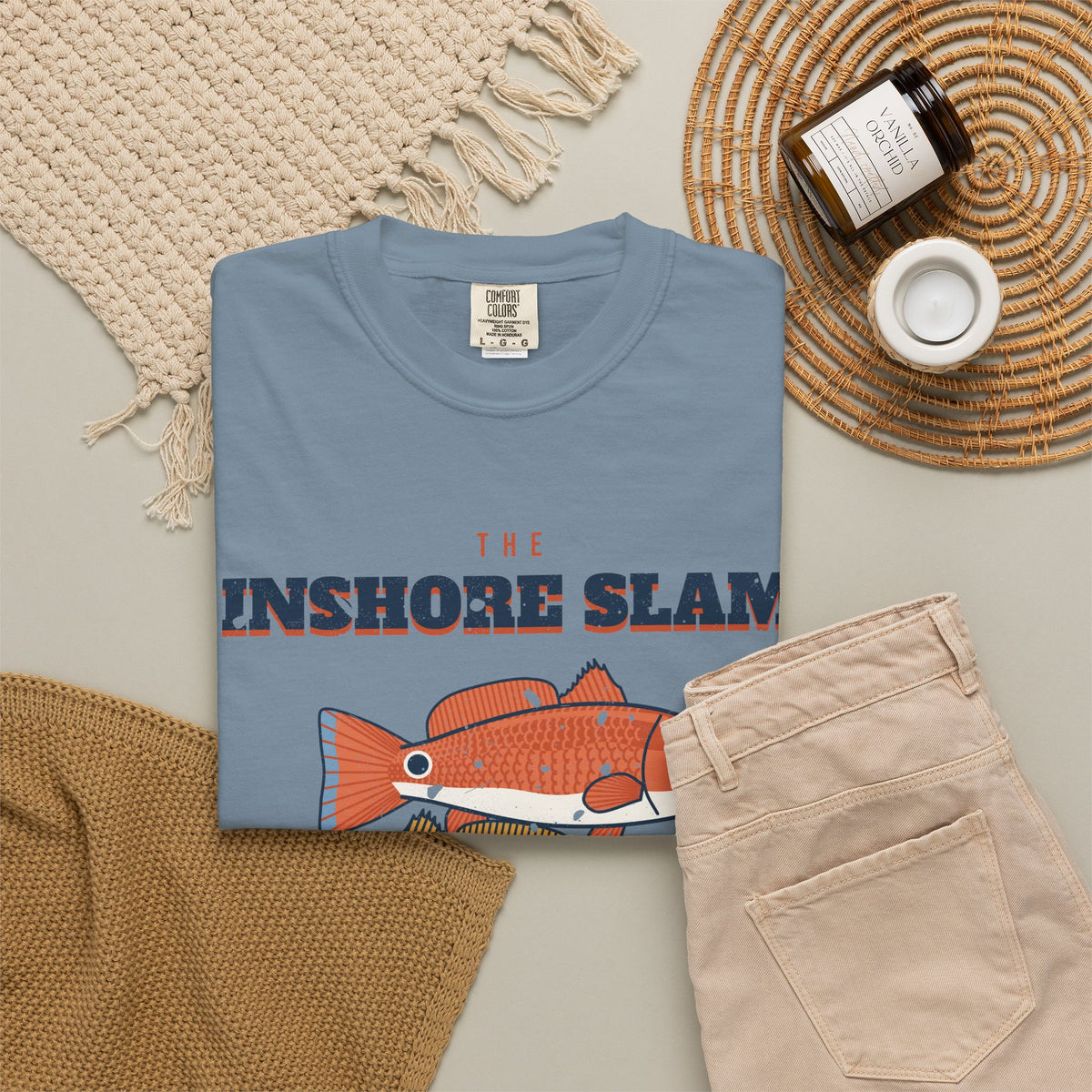 Inshore Slam Redfish Trout Snook Tee