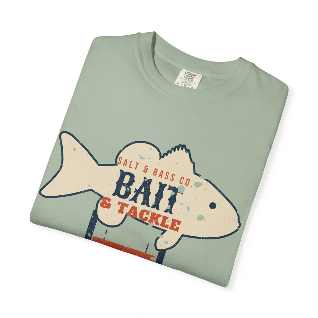 Salt & Bass Co. Bait & Tackle Vintage Sign Tee