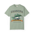 Grandpa Legend of the Lake Bass Fishing Tee