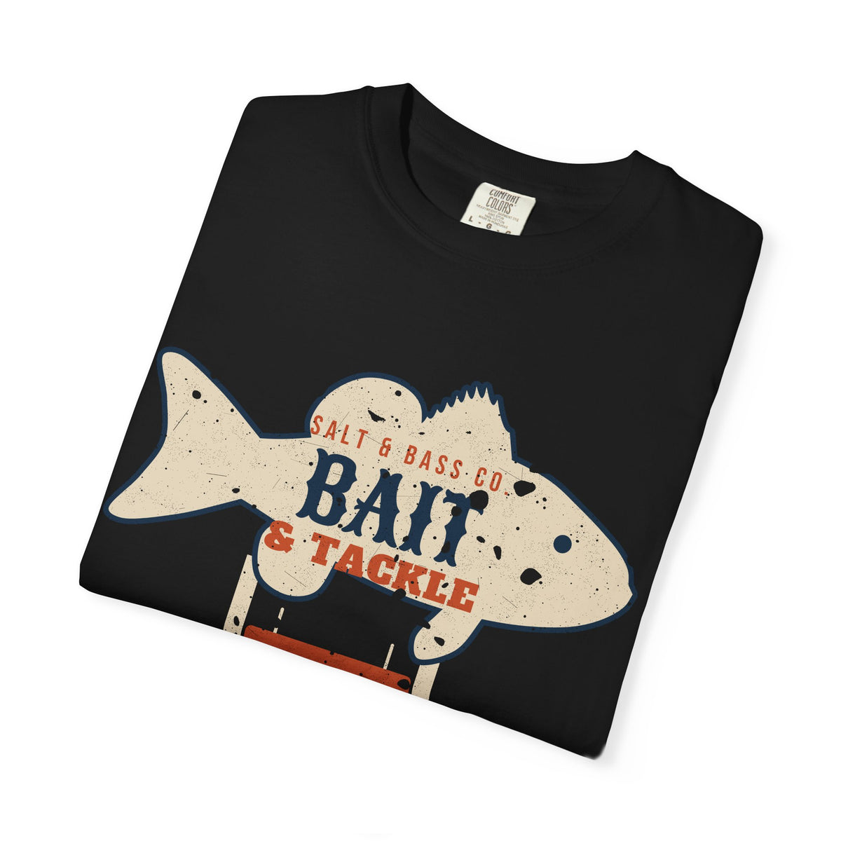 Salt & Bass Co. Bait & Tackle Vintage Sign Tee