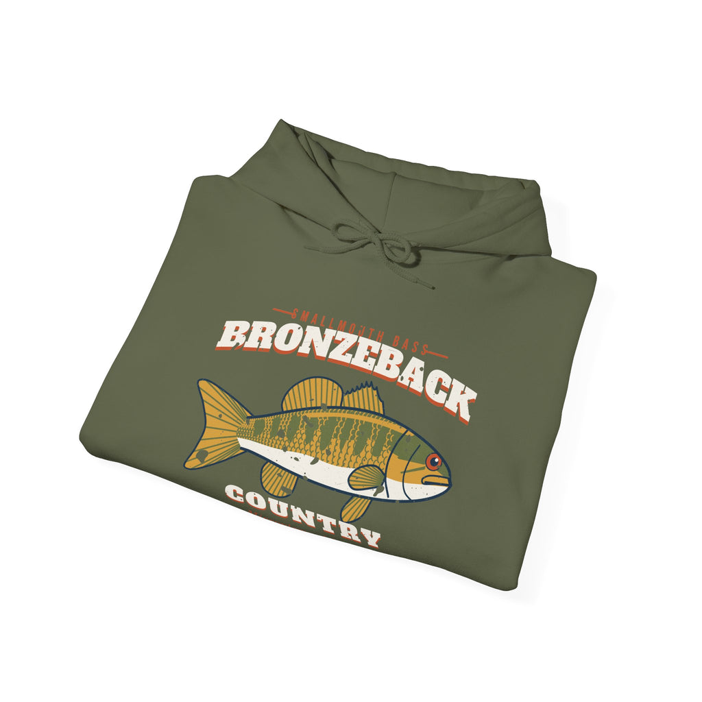 Bronzeback Country Smallmouth Bass Hoodie