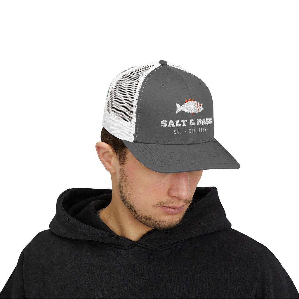 Salt & Bass Co. Embroidered Trucker Hat