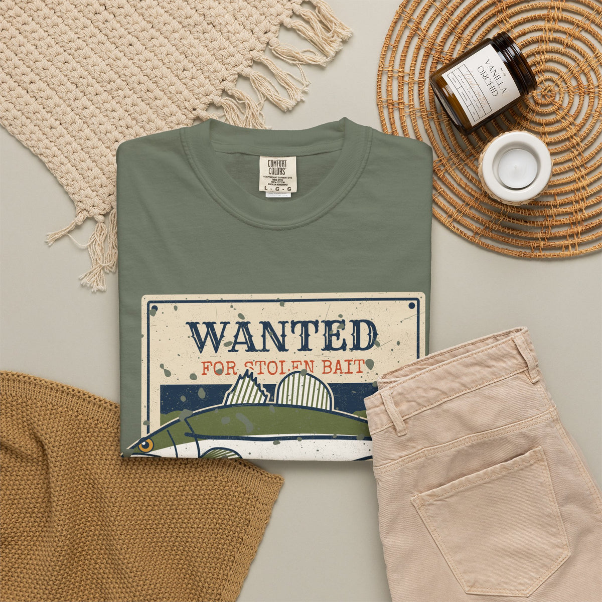 Mangrove Bandit Snook Wanted Poster Tee