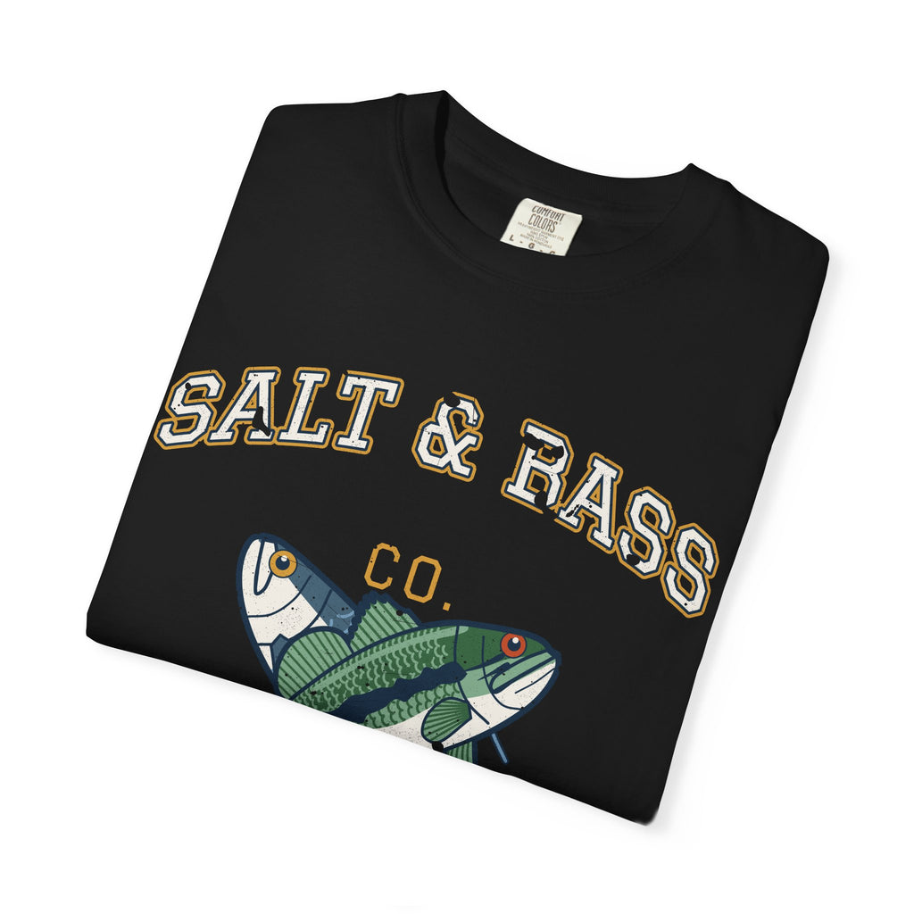 Salt & Bass Co. Est. on the Water Varsity Tee