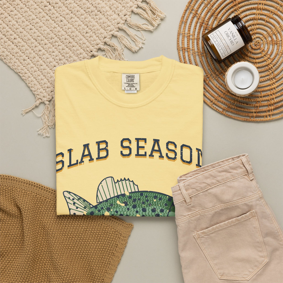 Slab Season Crappie Fishing Club Tee