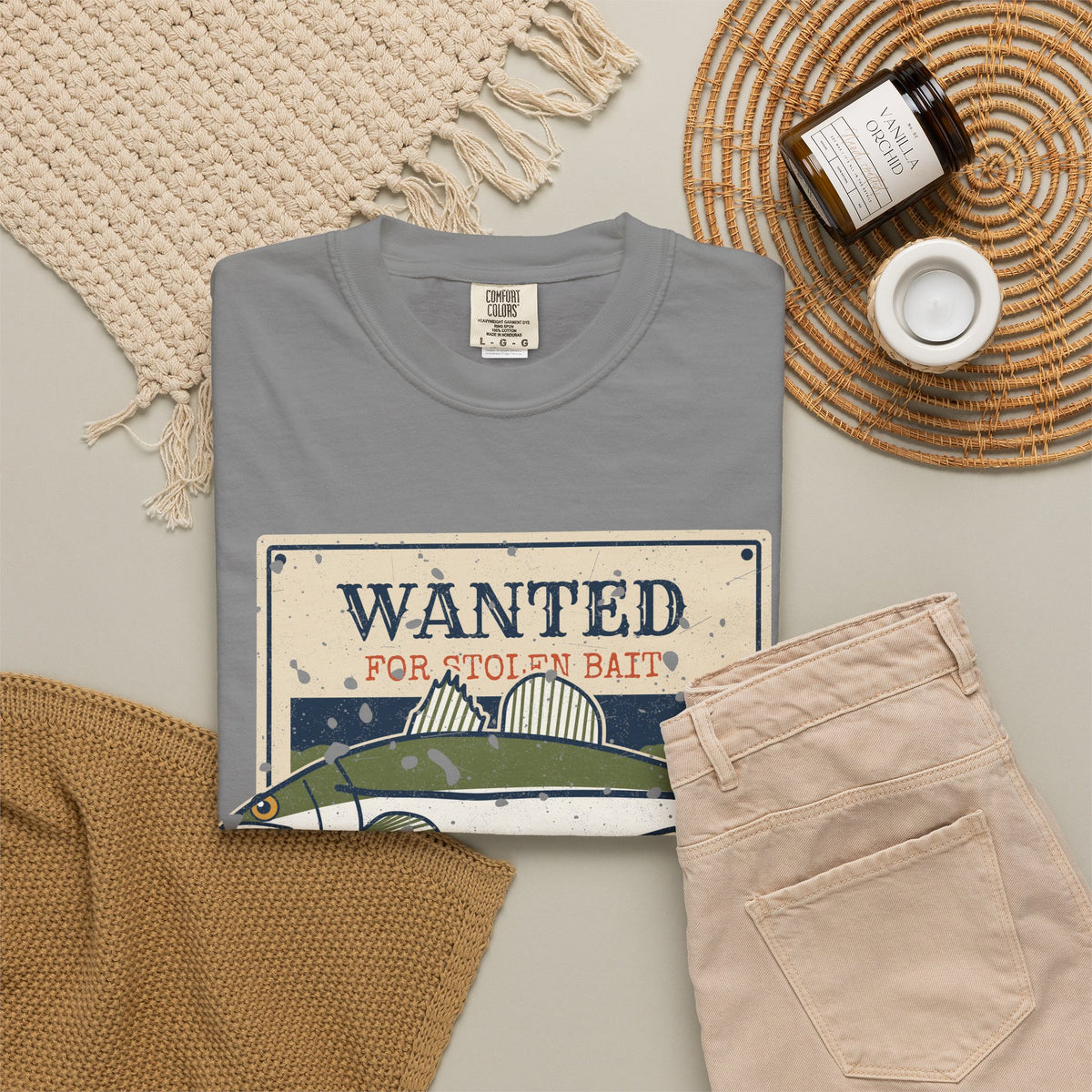 Mangrove Bandit Snook Wanted Poster Tee