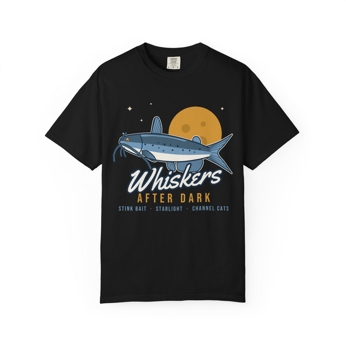 Whiskers After Dark Night Catfishing Tee
