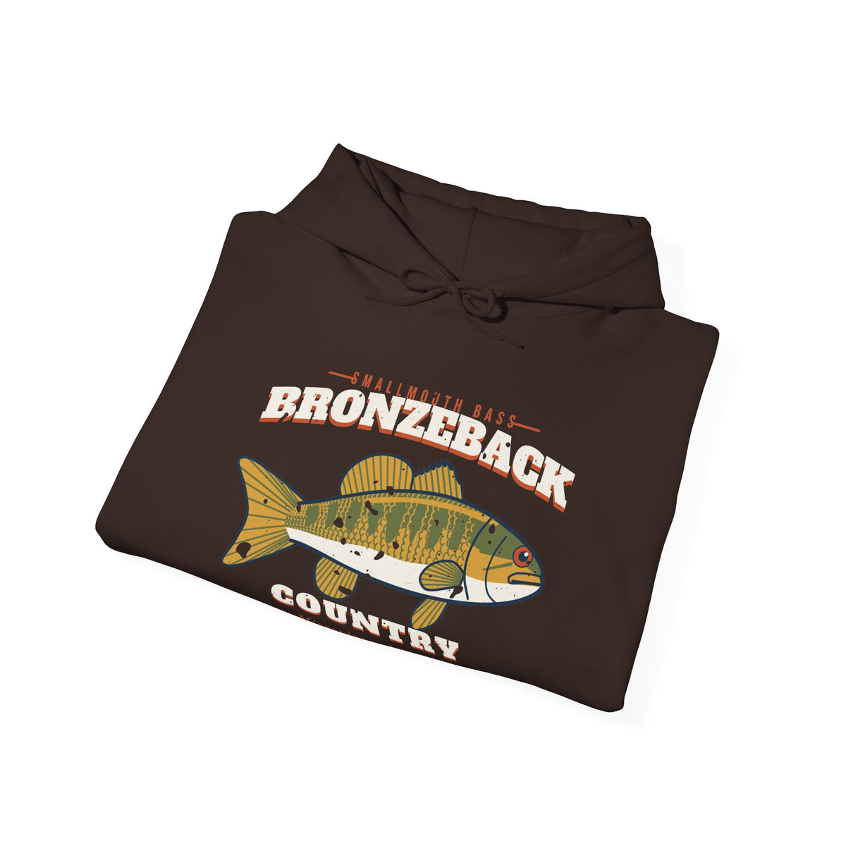Bronzeback Country Smallmouth Bass Hoodie