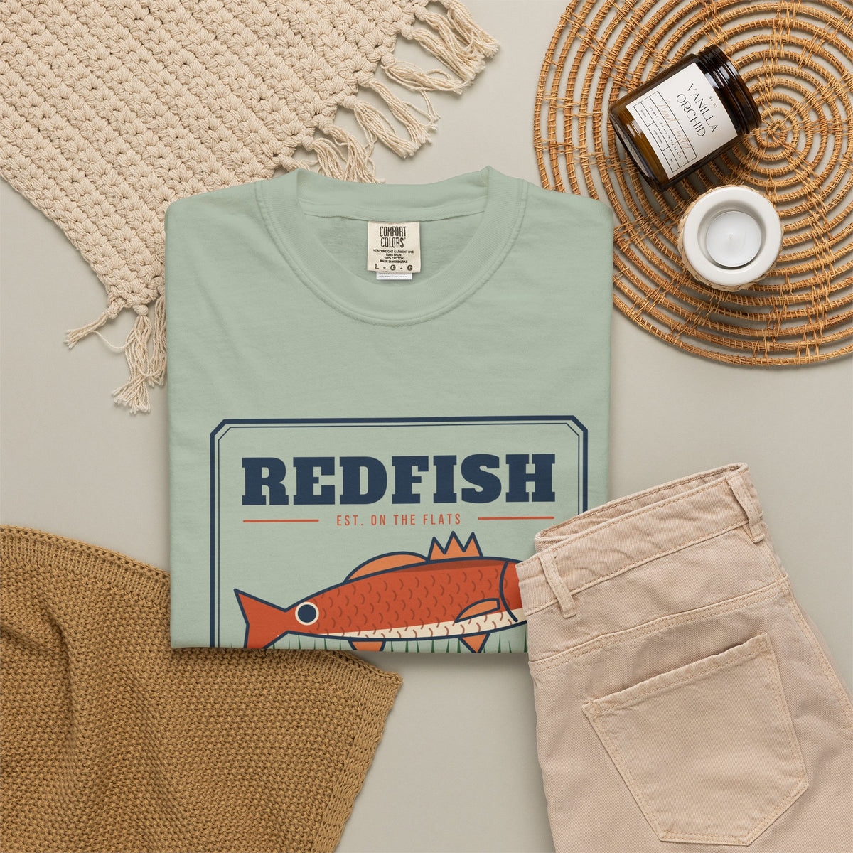 Redfish Tailing on the Flats Tee