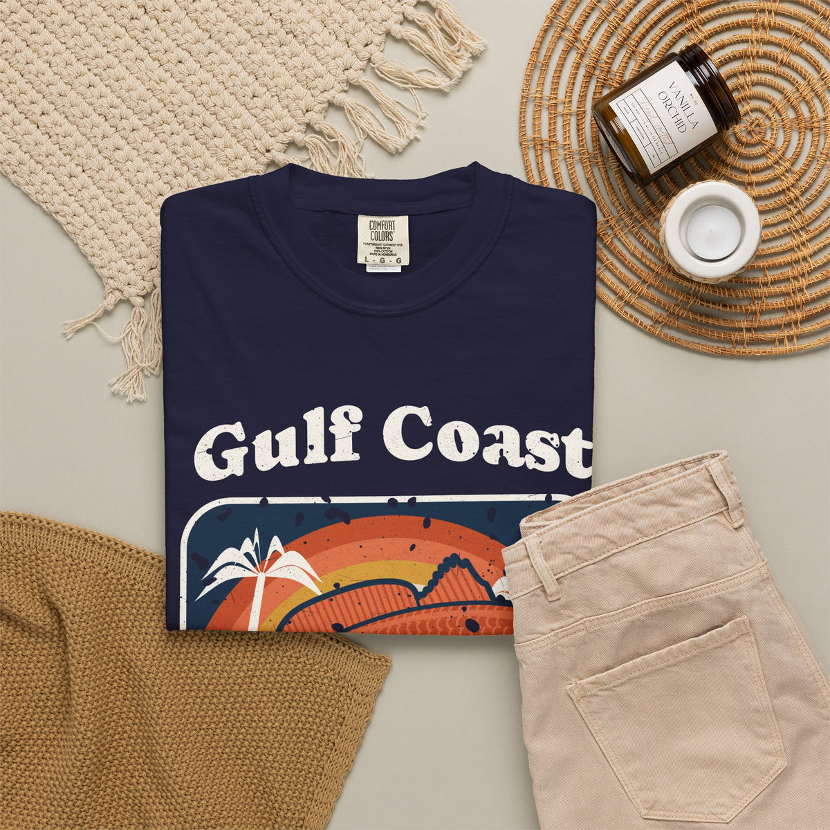 Gulf Coast Fishing Club Retro Redfish Tee