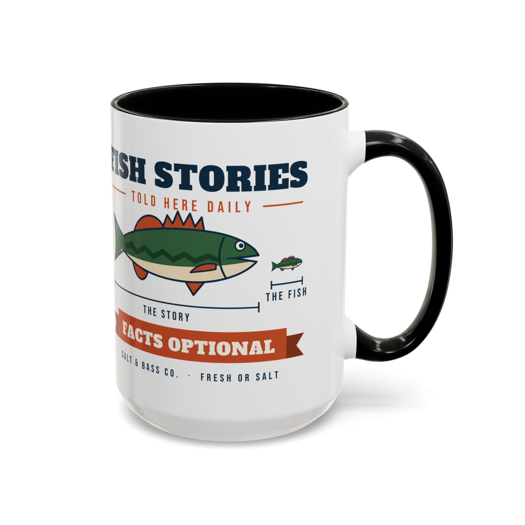 Fish Stories, Facts Optional Mug