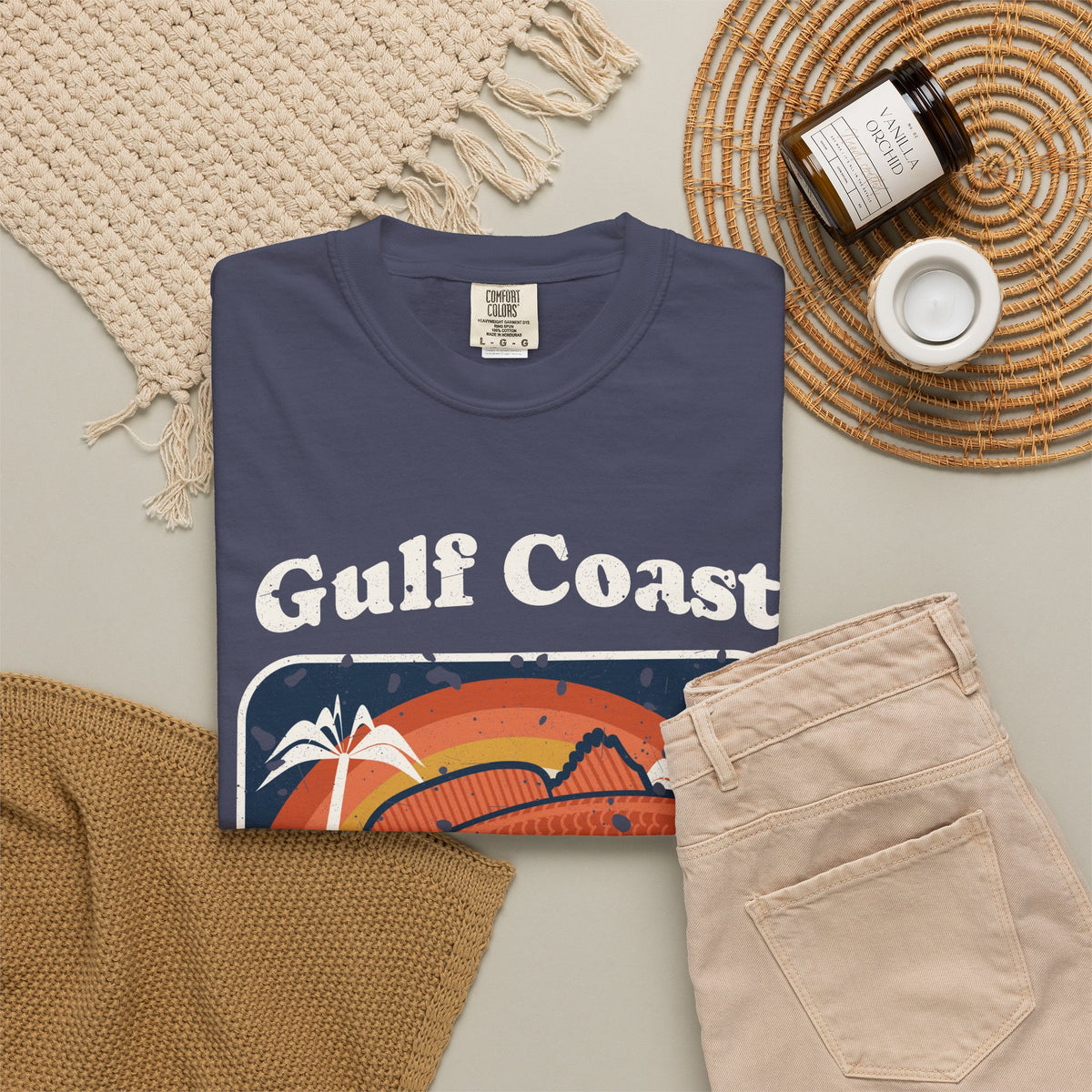 Gulf Coast Fishing Club Retro Redfish Tee