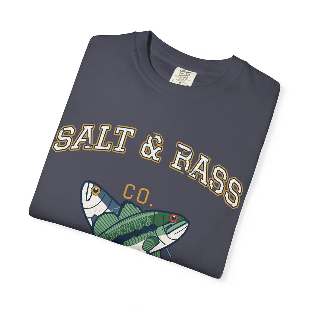 Salt & Bass Co. Est. on the Water Varsity Tee