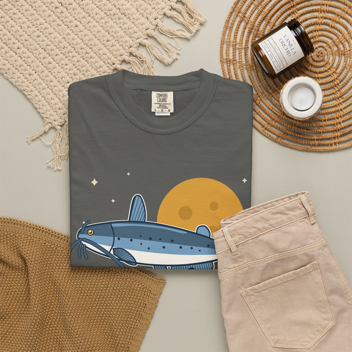 Whiskers After Dark Night Catfishing Tee