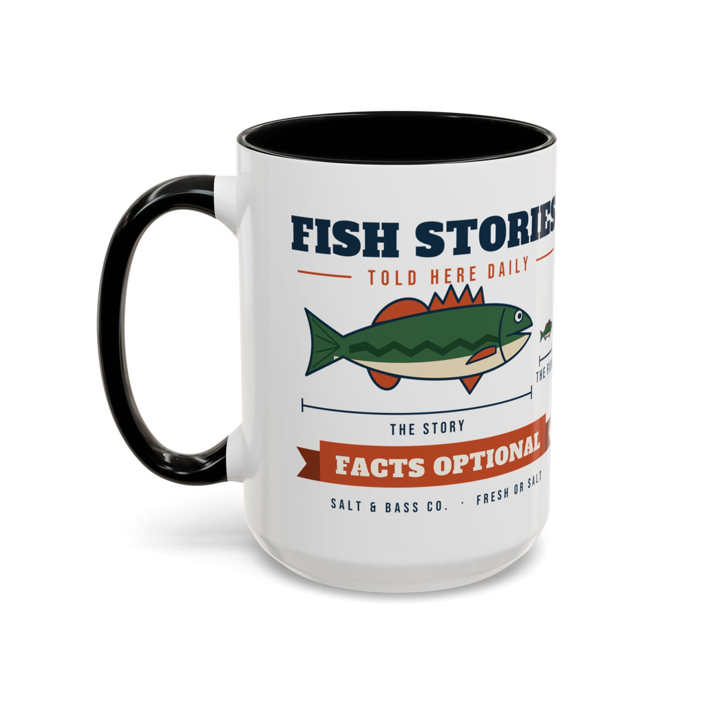 Fish Stories, Facts Optional Mug