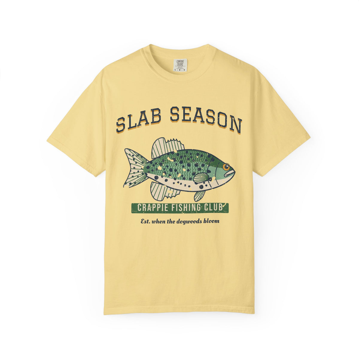 Slab Season Crappie Fishing Club Tee