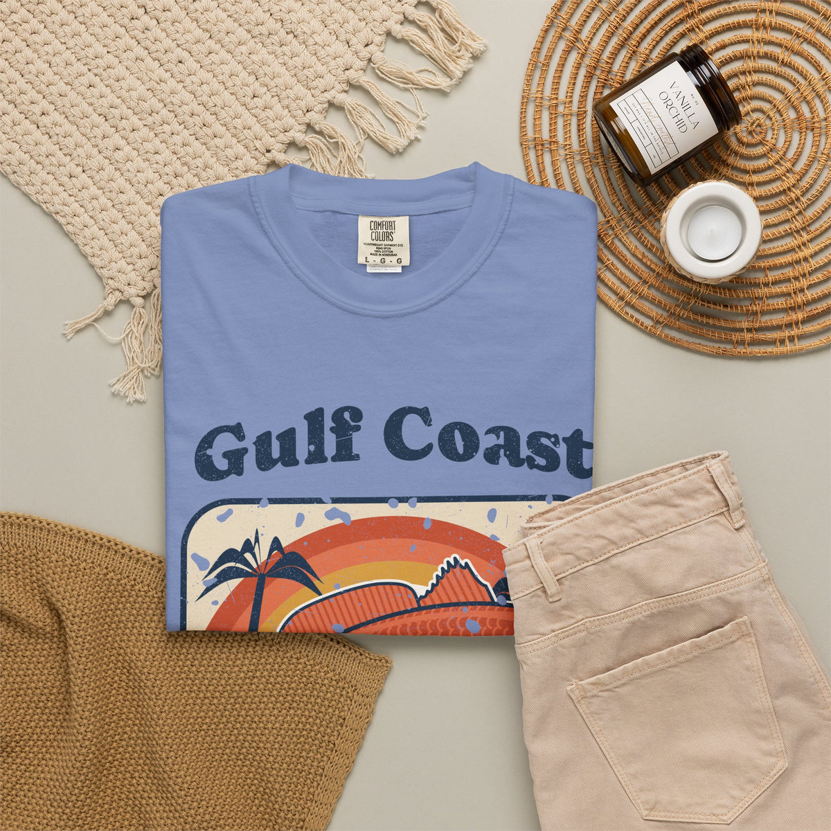 Gulf Coast Fishing Club Retro Redfish Tee
