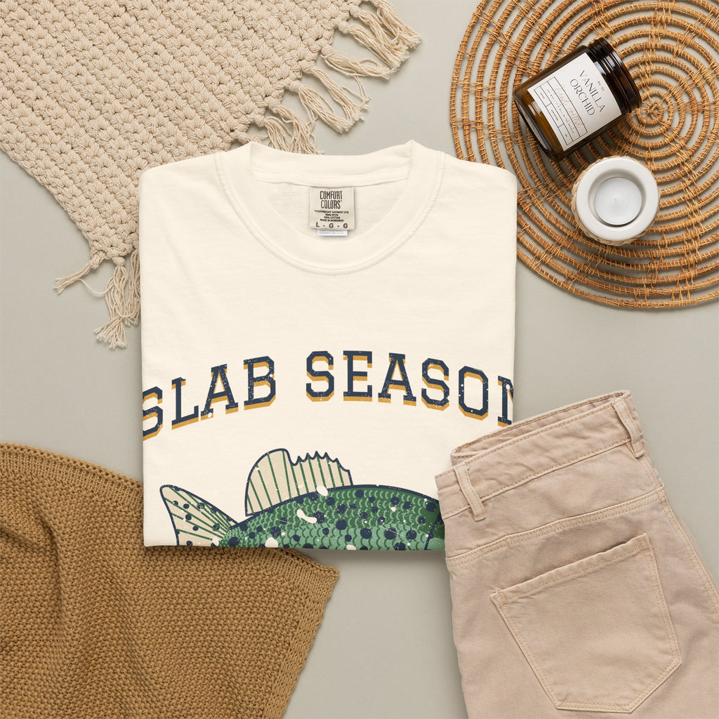 Slab Season Crappie Fishing Club Tee