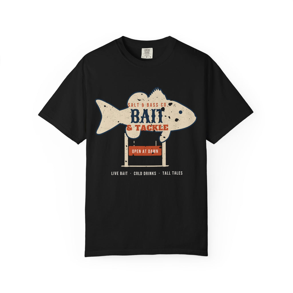 Salt & Bass Co. Bait & Tackle Vintage Sign Tee