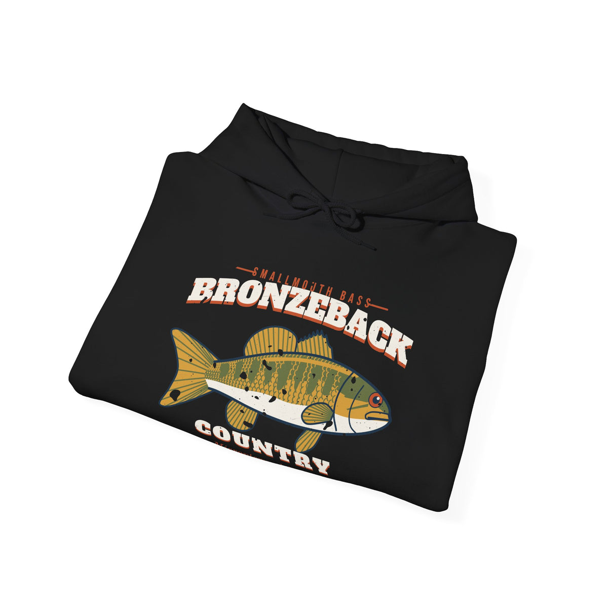 Bronzeback Country Smallmouth Bass Hoodie