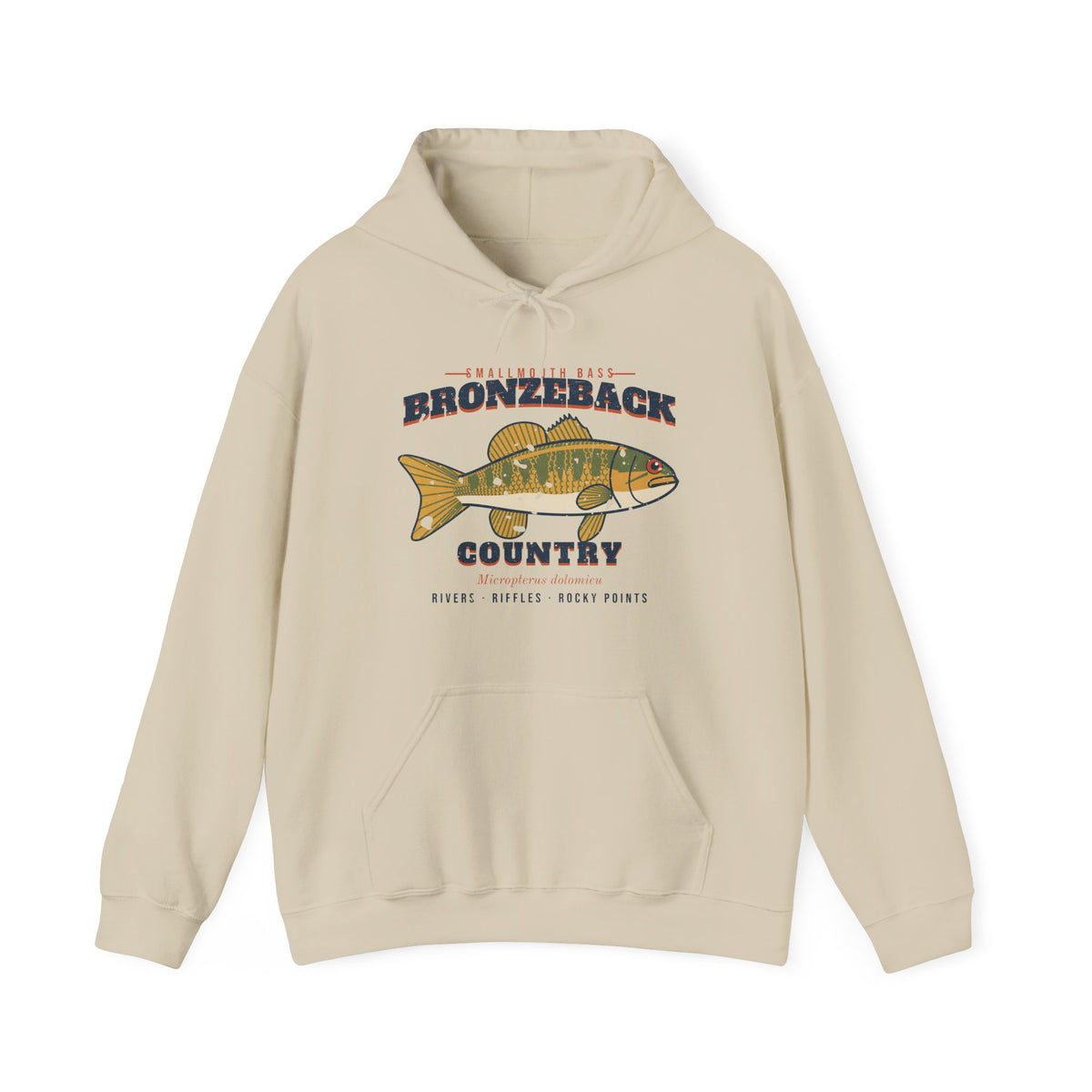 Bronzeback Country Smallmouth Bass Hoodie