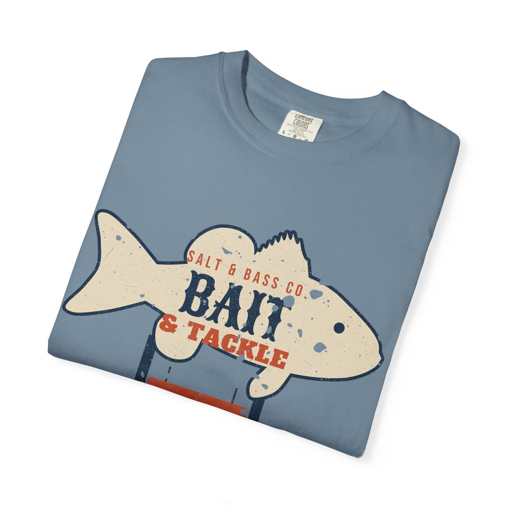 Salt & Bass Co. Bait & Tackle Vintage Sign Tee