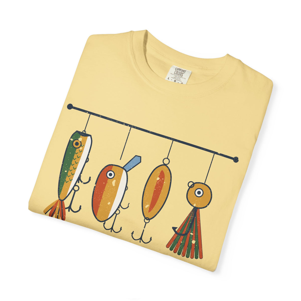Talk Tackle to Me Retro Fishing Lures Tee
